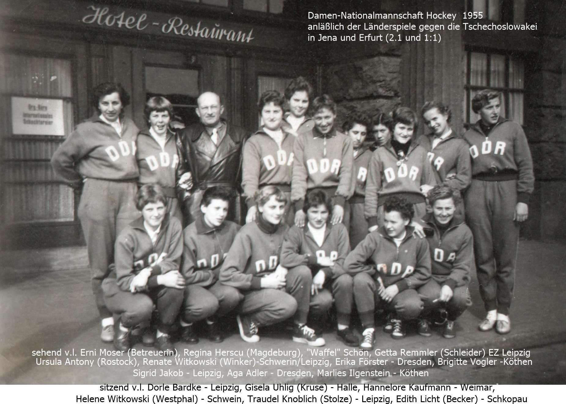 HockeyNationalmannschaften der DDR / Damen und Herren Hockey SG