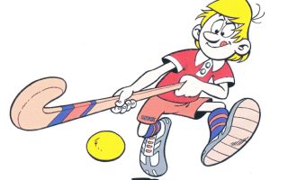 Abrax als Hockeyspieler farbig