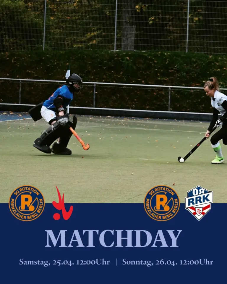 Spieltag #11 | #12

Es ist Heimspiel-Doppelwochenende! ✨
Nach einem durchwachsenen Rückrunden Auftakt dürfen wir am Samstag endlich wieder auf unserem Heimplatz auflaufen. Und das gegen die aktuelle Tabellenspitze aus Mannheim tsvmh.1damen ! Sonntag geht es dann direkt weiter gegen die 1.damen_ruesselsheimerrk . In beiden Hinspielen mussten wir uns knapp mit 0:1 geschlagen geben. Da wollen wir eine Schippe drauf legen und wieder zwei spannende Spiele auf die Platte bringen. 
Wir freuen uns extrem wenn ihr am Wochenende am Start seid. 12Uhr ist an beiden Tagen Anpfiff. 

Bis morgen! 

| Anpfiff Samstag: 12Uhr
| Anpfiff Sonntag: 12 Uhr
| Storkower Str. 209A, 10369 Berlin