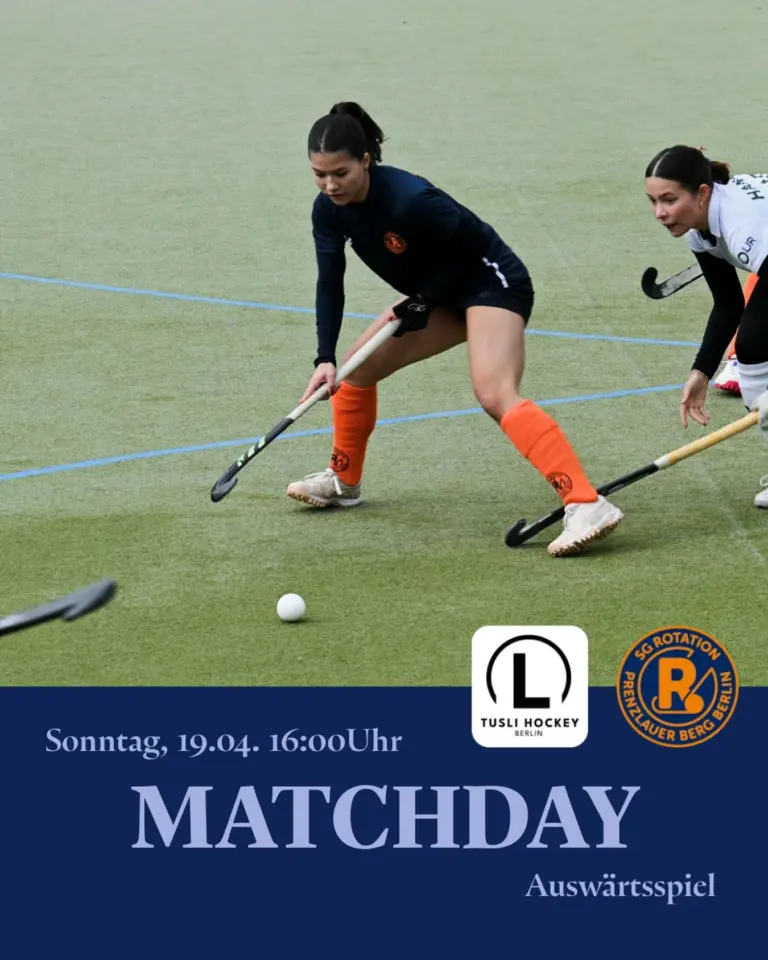 Matchday #10

Endlich ist der Sonntag wieder gerettet! Es geht wieder los! Heute starten wir in die Rückrunde gegen die 1damen_tuslihockey. Alles verspricht ein stürmisches Spiel. Wir sind gut aus der Vorbereitung gekommen und haben Bock! Also packt eure Regenschirme ein und kommt nach Lichterfelde.
Wir brauchen jeden Support. 

Bis nachher! 

| Anpfiff: 16Uhr
| Edenkobener Weg 75, 12247 Berlin