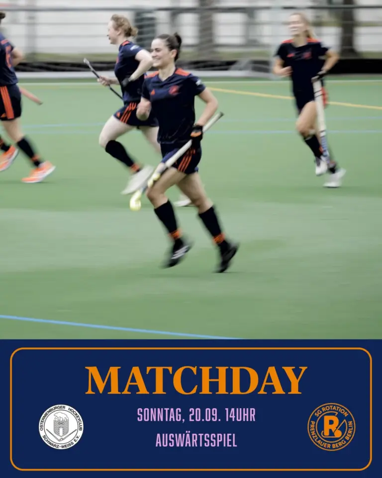 Wir sind unterwegs zu unserem 4. Spiel Richtung Osternienburg. 

In Berlin gibt es aber heute 3 wichtige ToDos: 

1️⃣ wählen gehen - nutzt eure Stimme

2️⃣Finale der Berliner Meisterschaft unserer wu12 (16Uhr bei PSU)

3️⃣Finale der Berliner Meisterschaft unserer mu12 (12Uhr bei TusLi)

Wir vertrauen auf euch und versuchen im Gegenzug die 3 Punkte wieder zurück nach Berlin zu holen 🫱🏼‍🫲🏽